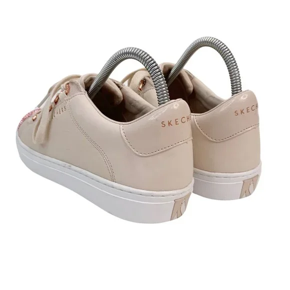 *SOLD* Skechers Street Womens Size 8.5 Los Angeles Pink Sneakers Sparkly Leather - Picture 12 of 15